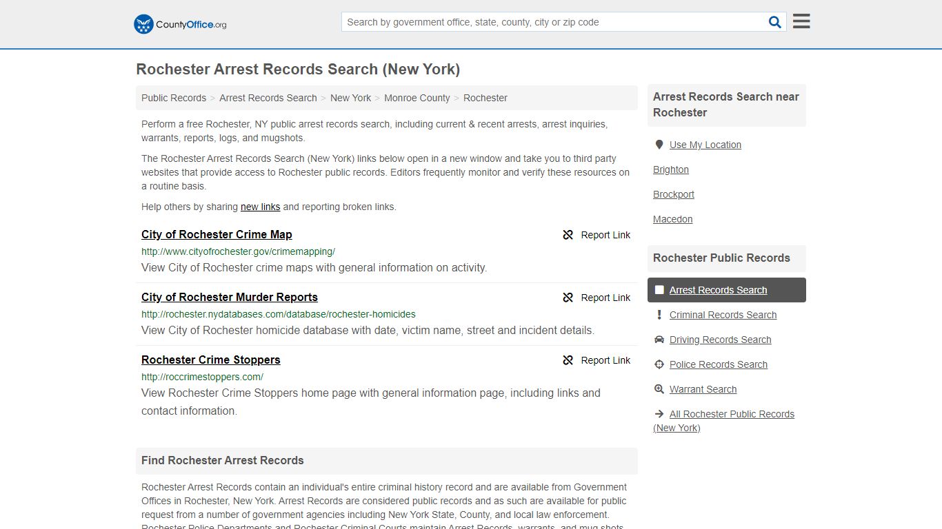 Arrest Records Search - Rochester, NY (Arrests & Mugshots)